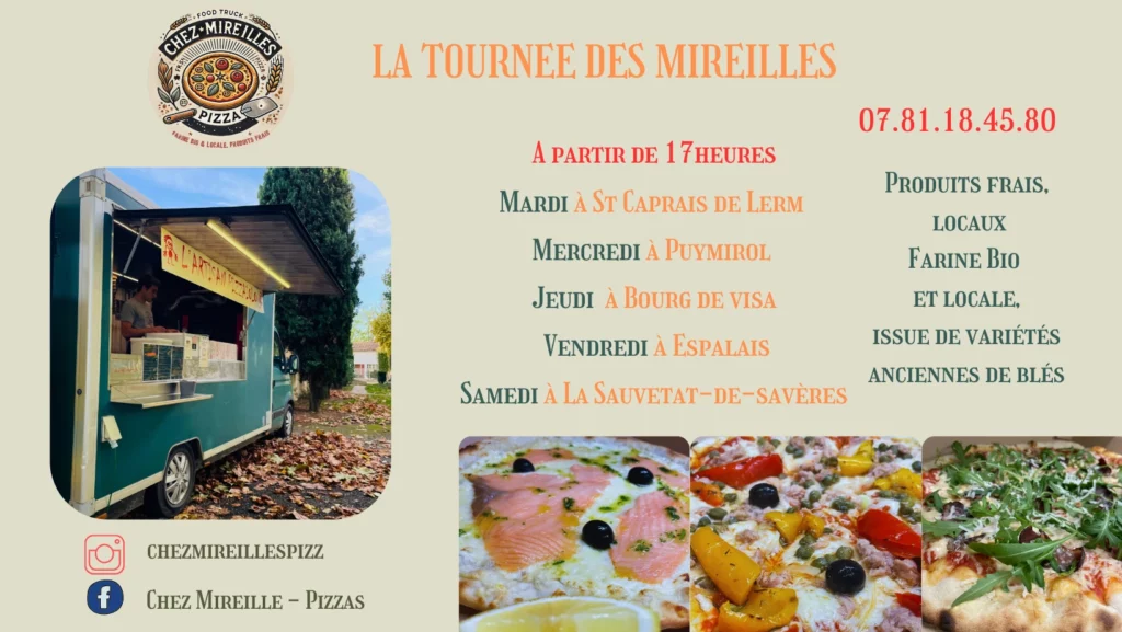 chez Mireille pizza