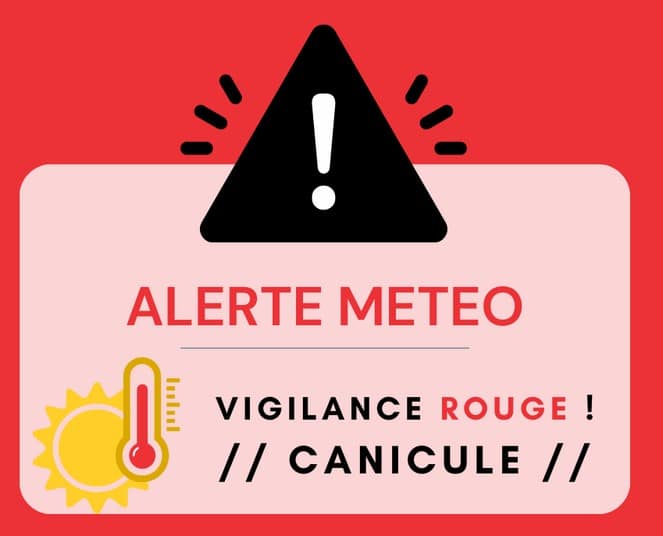 VIGILANCE MÉTÉO – ROUGE CANICULE