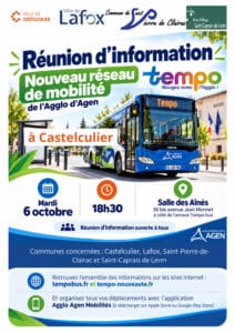 RÉUNION D’INFORMATION NOUVELLE MOBILITÉ TEMPO BUS