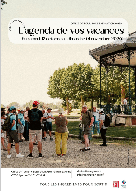 AGENDA DESTINATION AGEN – VACANCES DE TOUSSAINT